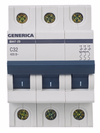 Автоматический выключатель ВА47-29 3Р 32А 4,5кА С GENERICA1