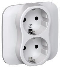 FLITE Розетка 2-местная с заземлением без защитных шторок безвинтовое крепление 16А РС12-1-А-ФлЖ жемчуг IEK