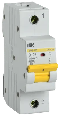KARAT Automatic circuit breaker BA47-150 1P D 125A 15kA IEK