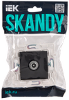 SKANDY Розетка TV проходная SK-A17T титан IEK1