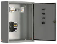 Ящик управления освещением ЯУО9601-3774 автоматические выключатели 3P 1х63А 1P 1х1А контактор 1х50А таймер фотореле IEK