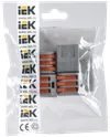 Строительно-монтажная клемма СМК 222-413 многоразовая (4шт/упак) IEK1