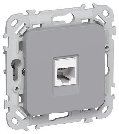 FLITE Computer socket RJ45 category 6 UTP RK6-1-0-FLS gray IEK