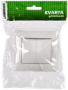 KVARTA Выключатель 2-клавишный 10А IP44 ВС10-2-0-КБ-44 белый GENERICA1