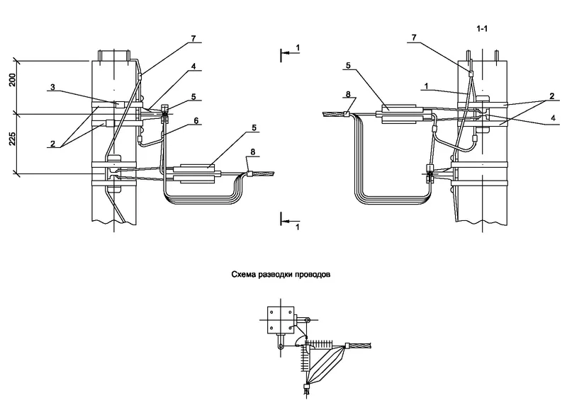 Крепление анкерное угловое без разрезания провода IEK (ASIP-BET-KRB-210 ...
