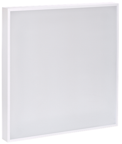 LIGHTING PRO Светильник светодиодный ДВО 2001 40Вт 4000К IP40 588х588мм Грильято призма IEK