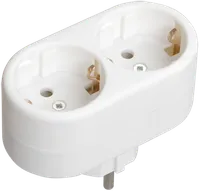 Adapter for 3 sockets T-01/02 --2round sockets IEK