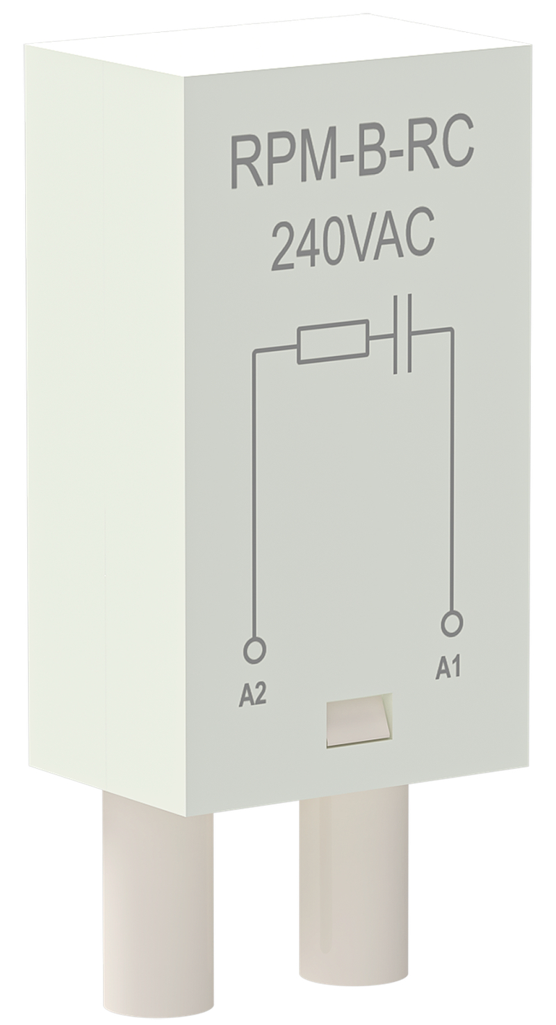 Модуль защиты для реле RC-цепь 240В AC ONI (RPM-B-RC-AC240V) -  характеристики, документация, где купить