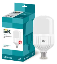 LED lamp HP 50W 230V 4000k E27 IEK