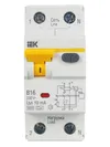 KARAT Автоматический выключатель дифференциального тока АВДТ 32 B16 10мА тип A IEK1