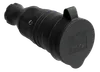 РБп13-1-0м Розетка с защитной крышкой переносная ОМЕГА IP44 каучук IEK0