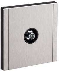 FORTE&PIANO Розетка TV проходная FP729M металл никель IEK