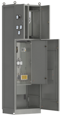 Панель вводная ВРУ-8503 МУ 2ВП-5-25-0-30 рубильник 1х250А плавкие вставки 3х250А выключатель автоматический 1Р 1х6А и учет IEK