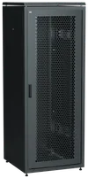 ITK LINEA N Шкаф сетевой 19" 42U 800х800мм перфорированная передняя дверь задняя металлическая черный0