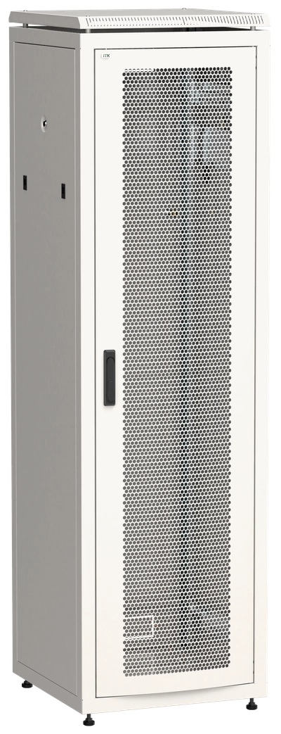 ITK LINEA N Шкаф сетевой 19" 33U 600х600мм перфорированная передняя дверь серый