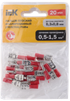 Разъем РпИм 1,25-250 плоский (20шт/упак) IEK1