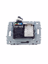 BRITE Розетка двойная RJ11+RJ45 кат.5E РК/Т12-БрГ графит IEK5