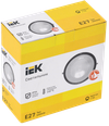 Светильник НПП1301 круг 60Вт IP54 черный IEK1
