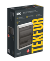 TEKFOR Корпус пластиковый КМПн-54 IP65 черная прозрачная дверь IEK1