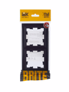 BRITE Рамка 2-местная РУ-2-БрЧ черный IEK4