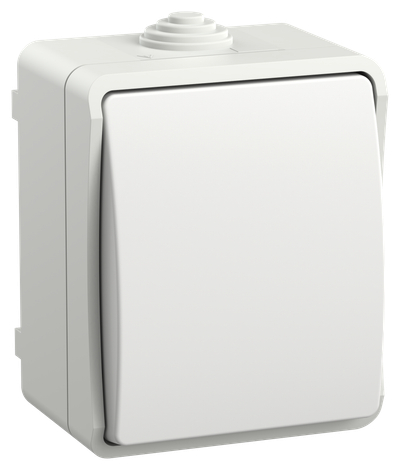 FORS Выключатель кнопочный для открытой установки 10А IP54 ВСк20-1-0-ФБ белый IEK