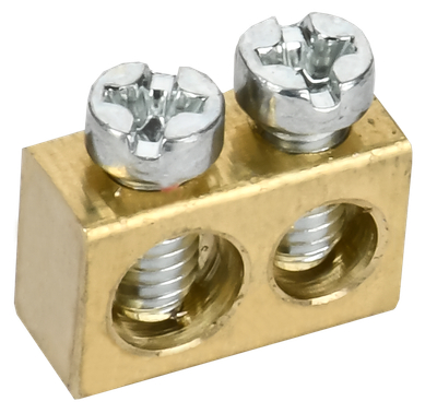 TEKFOR Шина нулевая сечение 6х9 2 отверстия IEK