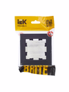 BRITE Рамка 1-местная IP44 РУ-1-БрГ-44 графит IEK4