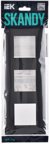 SKANDY Рамка 3-местная SK-F03G графит IEK1