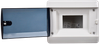 UNION Compact Корпус пластиковый ЩРВ-П-6 IP41 черная прозрачная дверь IEK3