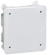 Коробка распаячная КМ41021 92х92x45мм для полых стен (с саморезами, металлические лапки, с крышкой) IEK1