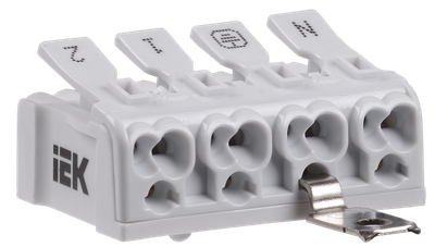 Connecting spring-controlled terminal KSPnz4-2L+N+PE IEK