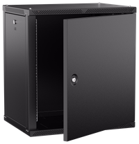 ITK LINEA W Шкаф настенный 12U 600х450мм дверь металл черный 2.0