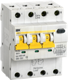 KARAT Автоматический выключатель дифференциального тока АВДТ 34 C25 300мА тип A IEK0