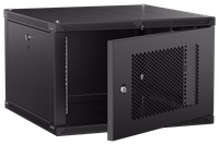 ITK LINEA W Шкаф настенный 6U 600х600мм дверь перфорированная черный 2.0