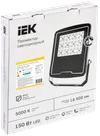 Прожектор светодиодный СДО 08-150 PRO 30град 5000К IP65 черный IEK1