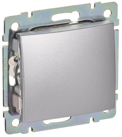 VALENA Переключатель 1-клавишный перекрестный схема 7 10АХ алюминий
