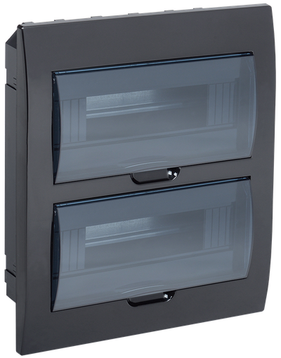 KREPTA 3 Корпус пластиковый ЩРВ-П-24 IP41 черный IEK