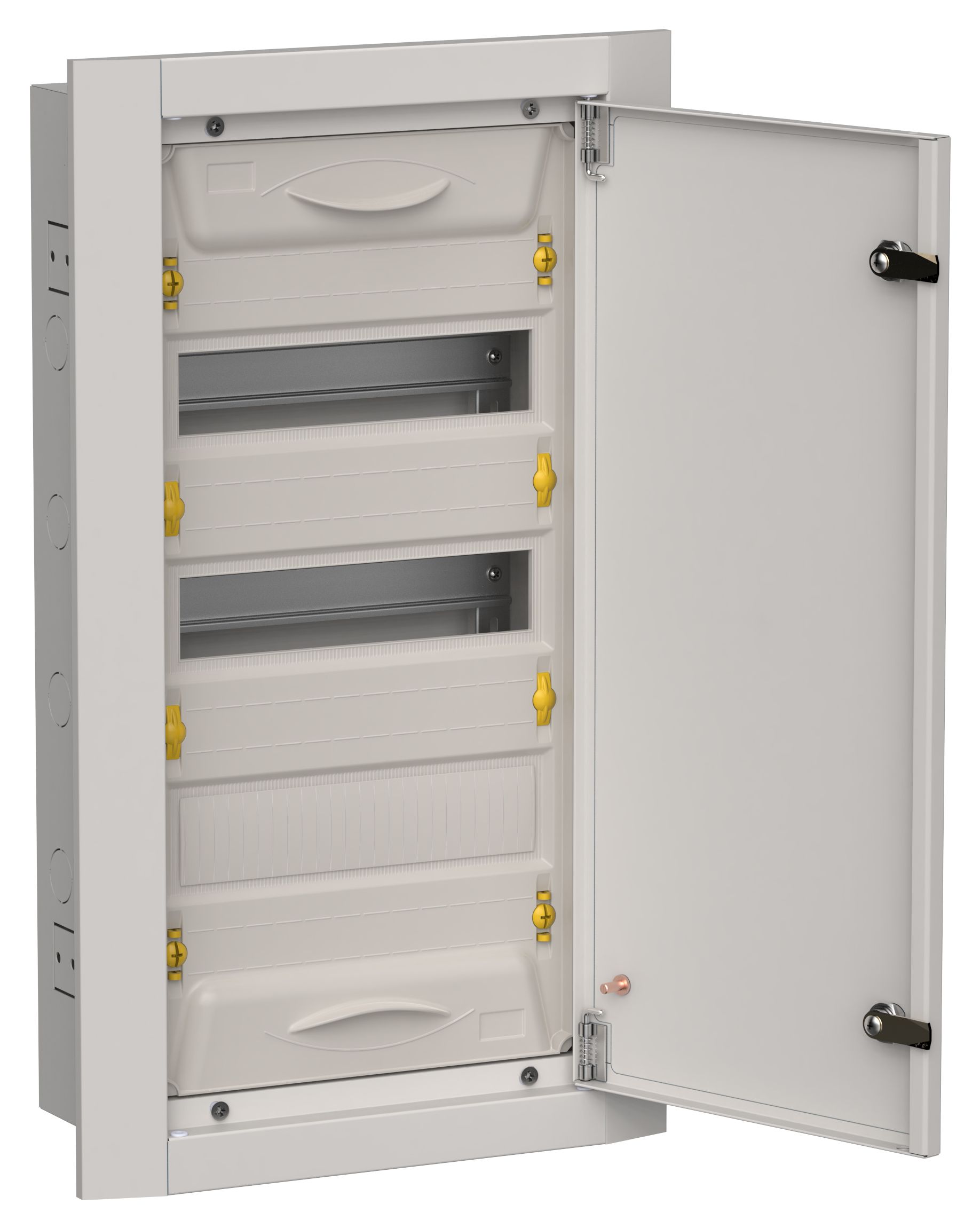TITAN 5 Корпус металлический ЩРв-36 (1х36) 630х365х130мм IP31 серый (одна дверь) IEK (TI5-50-V-036-31-7035)