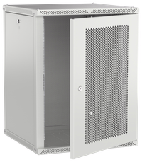 ITK LINEA W Шкаф настенный 15U 600х600мм дверь перфорированная серый 2.0