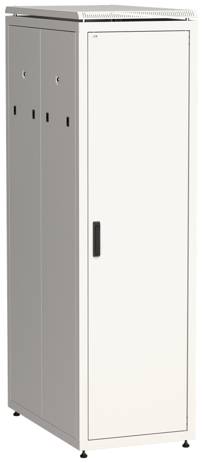 ITK LINEA N Шкаф сетевой 19" 33U 600х1000мм металлические двери серый