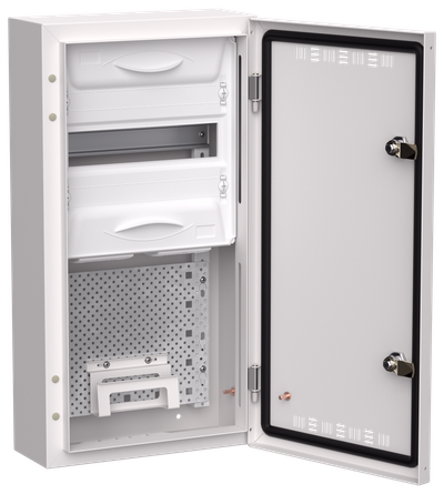 TITAN 5 Корпус комбинированный ЩРн-12 (1х36) 585х310х140мм IP30 белый IEK