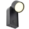 LIGHTING Luminaire 4041 surface mounted wall lamp GX53 black IEK2