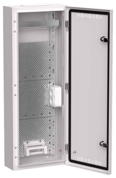 TITAN 5 Корпус мультимедиа ЩРн-60 (1х60) 835х310х140мм IP30 белый IEK