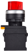 Переключатель с подсветкой на 2 положения 1NO+1NC красный MASTER IEK3