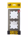 BRITE Рамка 2-местная РУ-2-БрШ шампань IEK4