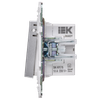 SKANDY Кнопка звонка с индикацией для отелей 10А SK-V17S серебряный IEK3