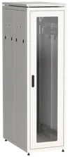 ITK LINEA N Шкаф сетевой 19" 42U 600х1000мм стеклянная передняя дверь задняя перфорированная серый0