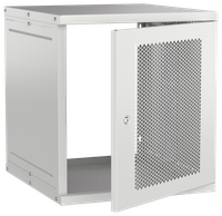 Шкаф настенный 19" 12U 600х650мм перфорированная дверь серый GENERICA