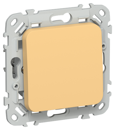 FLITE Выключатель 1-клавишный перекрестный 10А ВС71-1-0-ФлЗ золотарник IEK