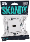 SKANDY Розетка HDMI SK-H01W арктический белый IEK1